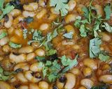 A picture of step 5 of Karahi beans.