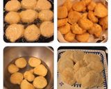 A picture of step 6 of Dahi Bhalay - Pakistani style Fried Lentil Cakes in Sweet Yogurt Sauce.