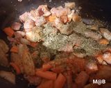 Une image de l'étape 4 de Chipolatas et légumes en cocotte au Cook Expert.