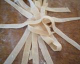 A picture of step 10 of Homemade pasta (fettuccine) from scratch.