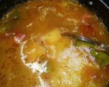 A picture of step 5 of Aloo ki tahri.