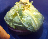 A picture of step 1 of KFC Coleslaw.