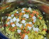 Foto del paso 7 de la receta: Arroz con pollo y macedonia de verduras