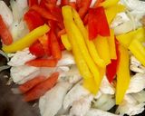 A picture of step 6 of My Chicken Noodle Stirfry 😘.