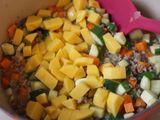 Kids-friendly Rice and Dry Curry