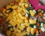 A picture of step 3 of Kids-friendly Rice and Dry Curry.