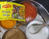 A picture of step 3 of Pasta Butter masala.