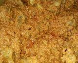 A picture of step 6 of Egusi soup.