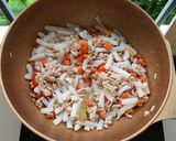 รูปขั้นตอนการทำที่ 3 ของ มักกะโรนีเส้นบุกหมูสับ keto
