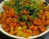 ग्रीन(हिरव्या) टोमॅटोची भगरा भाजी (Green Tomatochi bhaji Recipe In Marathi) रेसिपी स्टेप 5 फोटो