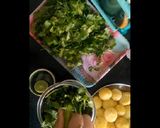 आलू धनिया (aloo dhaniya recipe in Hindi) रेसिपी चरण 2 फोटो
