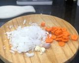 Foto del paso 1 de la receta: Guiso de lentejas rápido y vegetariano 🍆 🥔 🍅 🌽🍠🧅🧄