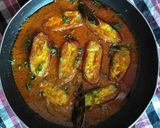 A picture of step 9 of Veg Anda curry.