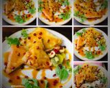 A picture of step 5 of Leftover Tortilla/Roti: Cold Fruits Deserts Tortilla Wraps.