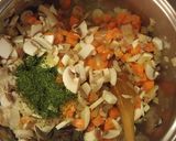 Sárgarépás-gombás hús recept fázis 2 fotója