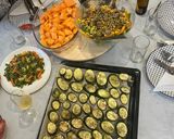 Hình bước làm 2 của món Squash nướng dầu Olive