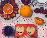Foto del paso 10 de la receta ¡Bizcochitos ❤️ de Naranja rellenos de mermelada de fresa!