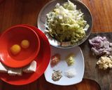 Foto langkah ke 1 dari resep Orak-Arik Tahu Telur Sawi Putih #107.