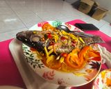 Gambar langkah 5 resipi Ikan Jenahak Masak Stim Limau.