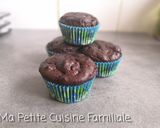 Une image de l'étape 4 de Muffins chocolat, coeur chocolat blanc.