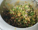 A picture of step 3 of Sindhi Gawar.