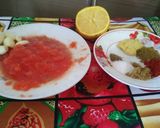 صورة لخطوة 2 من وصفة تتبيلة سمك بنينة بزاف 😋😋
