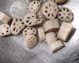 A picture of step 2 of Lotus steam masala.