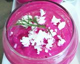 Une image de l'étape 3 de Crème de betterave et feta.