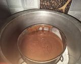 A picture of step 8 of Eggless chocolate cake without oven.