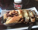A picture of step 8 of Nutella bread.