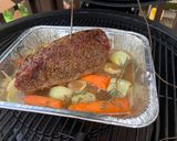 A picture of step 3 of Bourbon-Smoked Beef Strip Loin Roast.