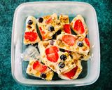 A picture of step 5 of BERRY NUTTY FROZEN YOGURT BARK 💕.