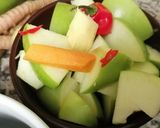 Une image de l'étape 1 de Jus pomme verte betterave piment habanero.
