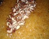 A picture of step 2 of Almond Chikki.