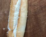 A picture of step 1 of Grilled Bread with Chili Salt.