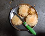 A picture of step 1 of Pineapple-healthy-juice.