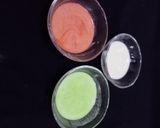 A picture of step 2 of Mini tri colour idli.