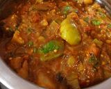 हरे बैंगन आलू की मसाला करी सब्ज़ी (Hare baingan aloo ki masala curry sabzi recipe in Hindi) रेसिपी चरण 12 फोटो