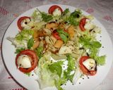 Foto del paso 7 de la receta Ensalada de escarola y pasta con mozzarella