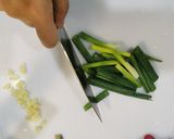 豆瓣絞肉炒劍筍的食譜步驟3照片