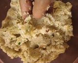 A picture of step 2 of Sabudana vada fingers.