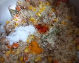 A picture of step 4 of Shortcut Soya Chunks Biryani.