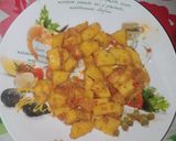 A picture of step 4 of Red sauce potatoes.