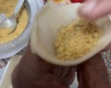 A picture of step 4 of Moong Dal Samosa.
