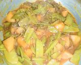 A picture of step 7 of Saim ki sabzi.