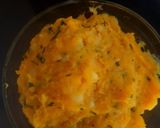 A picture of step 3 of Stuffed Dal Dhokli.
