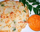 A picture of step 6 of Poha, Rava& Moong Dal Dosa.