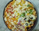 A picture of step 8 of Rainbow pizza 🌈 🍕🍕.