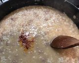 A picture of step 5 of Saffron and sausage risotto.