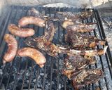 Foto del paso 7 de la receta: Asado y chorizo a las brasas